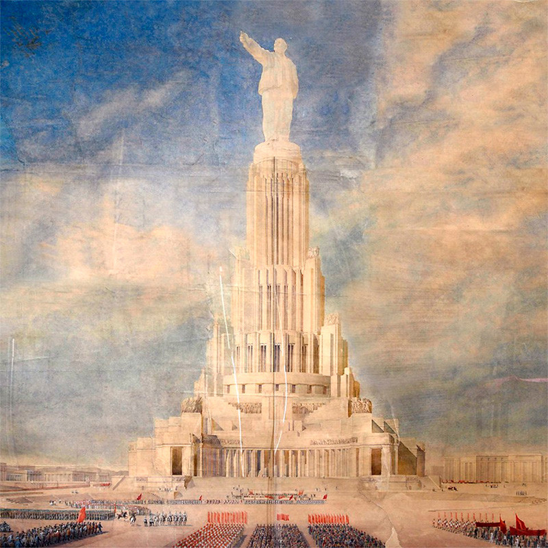 Борис Иофан, Дворец Советов (утвержденный проект)