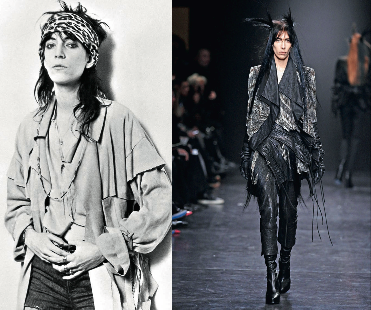 Патти Смит, май 1978; Ann Demeulemeester, осень–зима 2011/2012