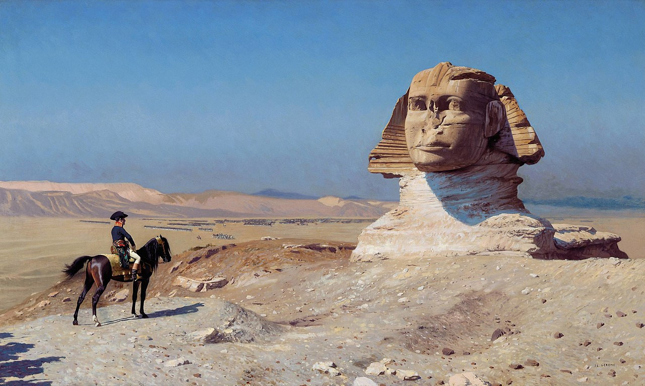 Ж.-Л. Жером. Бонапарт перед сфинксом, 1867–68.