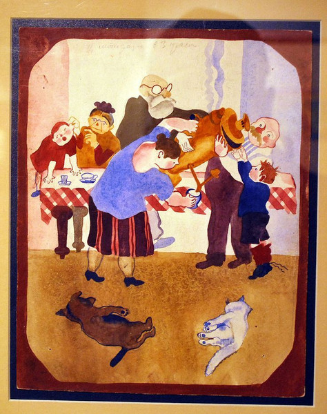 Иллюстрация Веры Ермолаевой для «Иван Иваныча Самовара» Хармса. 1930