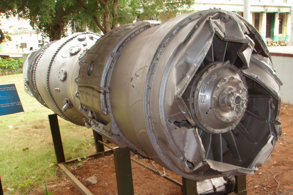 Двигатель самолета Андерсона в&nbsp;Музее Революции в&nbsp;Гаване