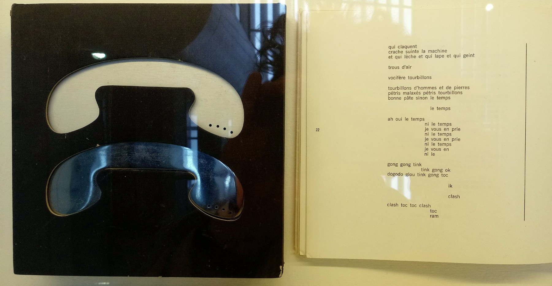 Bernard Heidsieck. Partition&nbsp;V. Poèmes partition. Paris, Le Soleil Noir, 1973