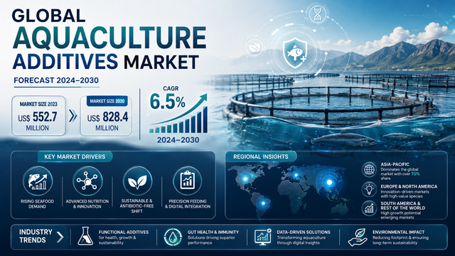 Global Aquaculture Additives Market: Strategic Growth, Innovation, and Sustainability Outlook (2024–2030)