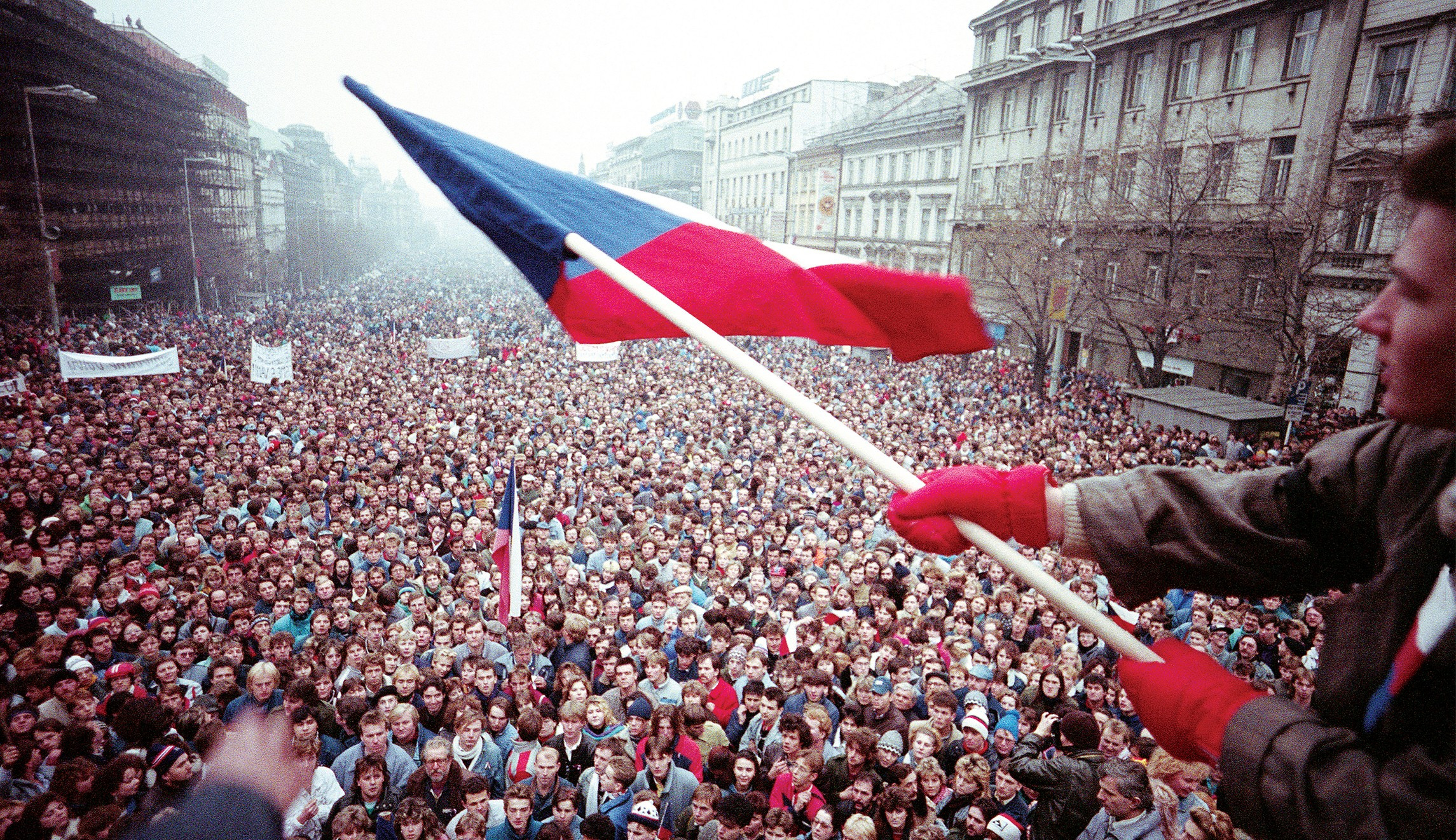 Митинг в&nbsp;Чехословакии, 1989&nbsp;год