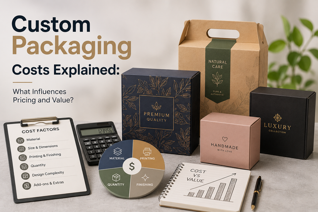 Custom Packaging Costs Explained: What Influences Pricing and Value?