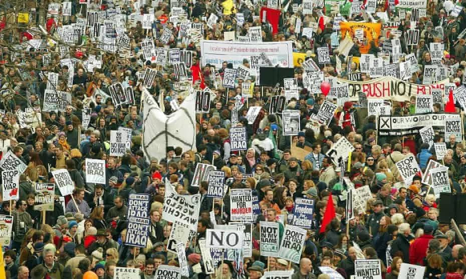 Протесты против войны в&nbsp;Ираке в&nbsp;США 15 февраля 2003&nbsp;г.
