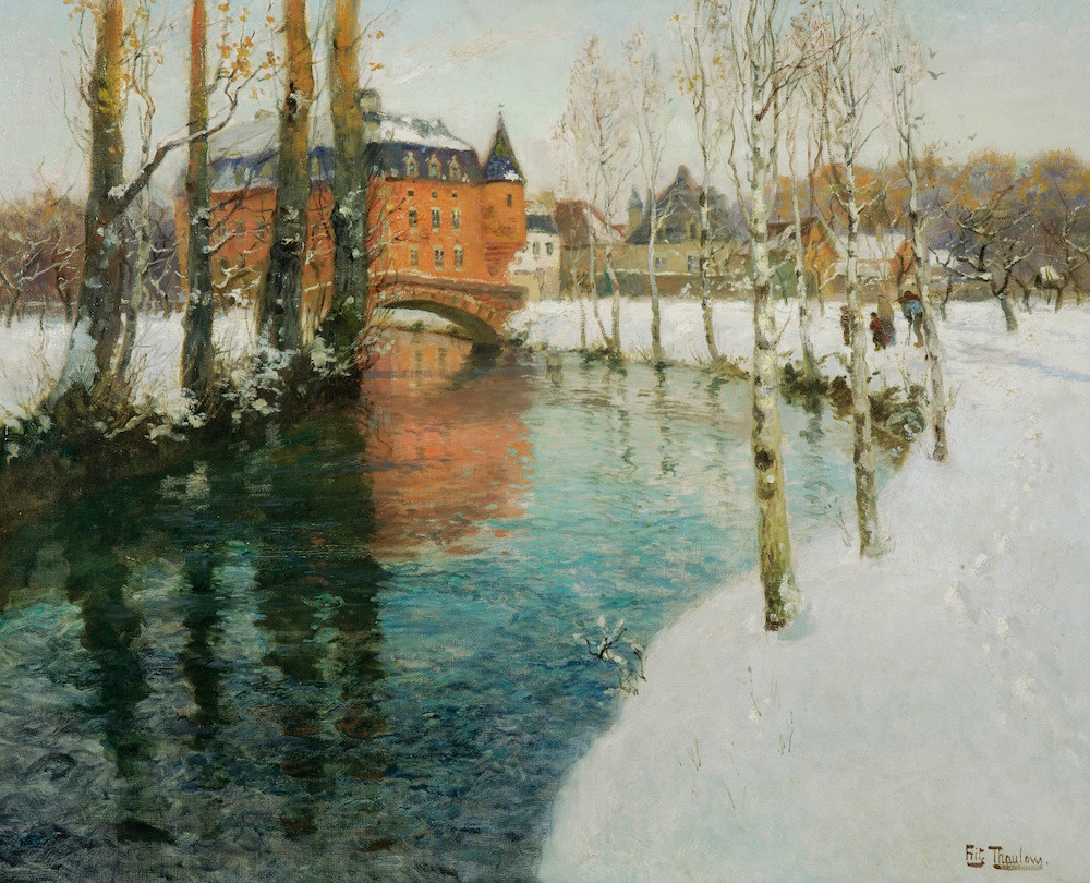 Frits Thaulow, A Château in Normandy, 1895 © Sotheby’s