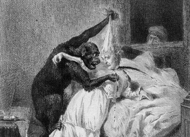Обезьяна — садист, обезьяна — убийца, обезьяна — насильник, обезьяна — человек