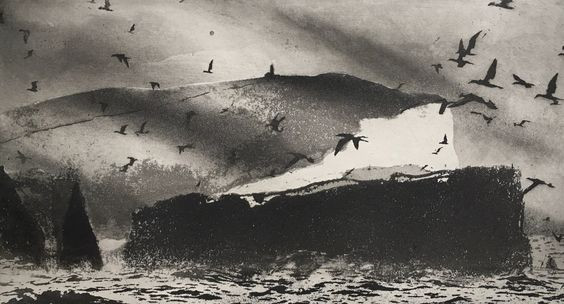 Norman Ackroyd Blue Cove&nbsp;— Skellig, 2019