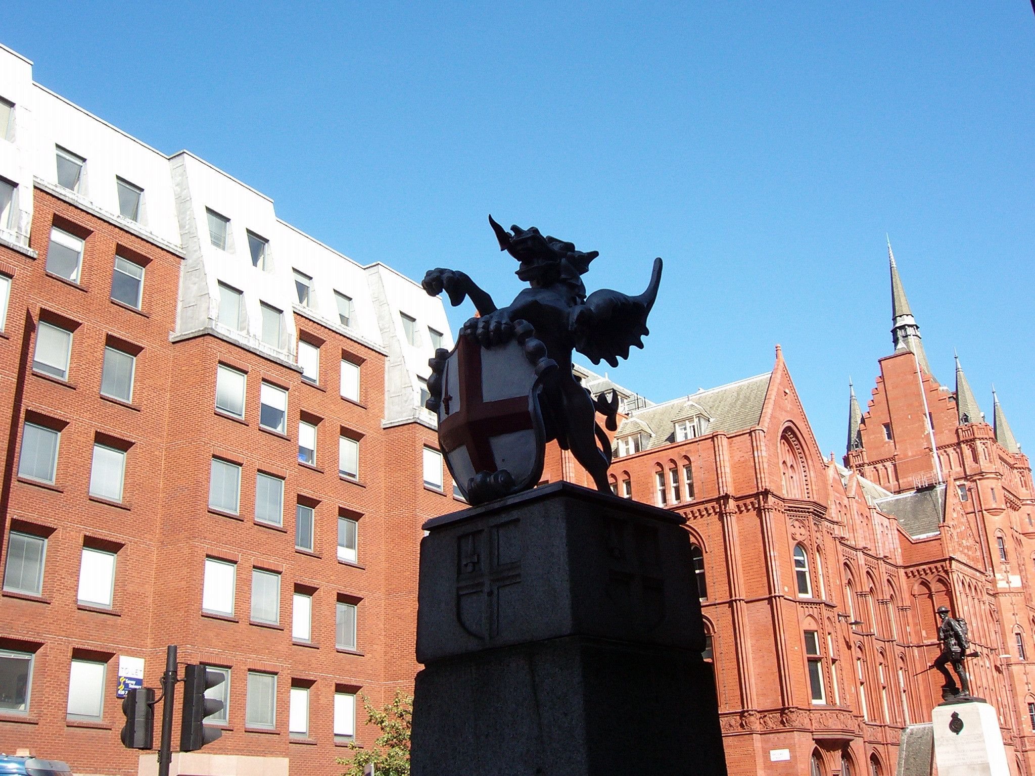 Драконы, охраняющие границы Сити, Лондон (Dragon boundary mark)