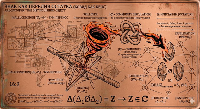 Знак как перелив остатка. Ковид как кейс