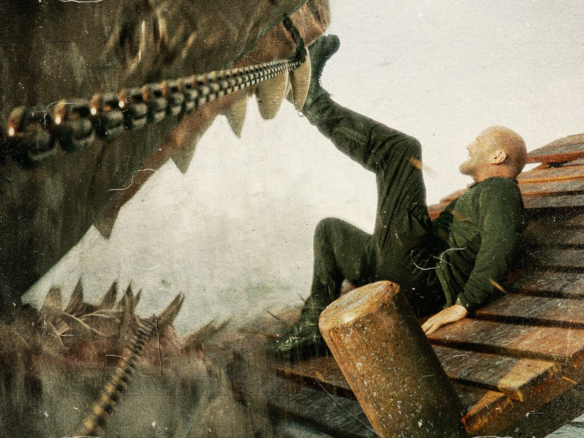 Джейсон Стейтем против гигантской акулы в научно-популярном боевике «Мег 2: Бездна»