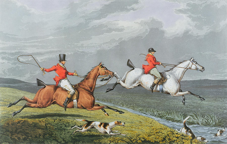 Чарльз Бентли (Charles Bentley), Full Cry, from Fox Hunting, 1828&nbsp;год
