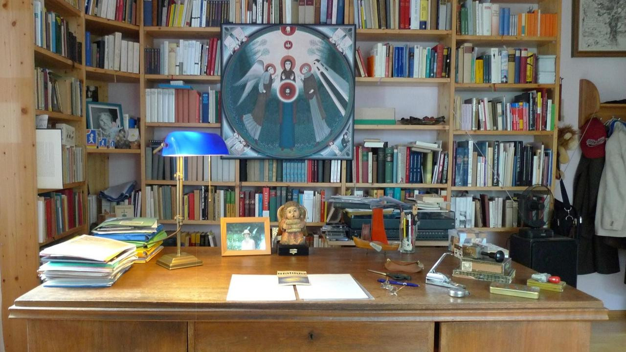 Der Schreibtisch des Philosophen Hans Blumenberg (Uwe Wolff)