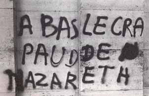 «Долой жабу из&nbsp;Назарета», 1968. Граффити в&nbsp;Париже