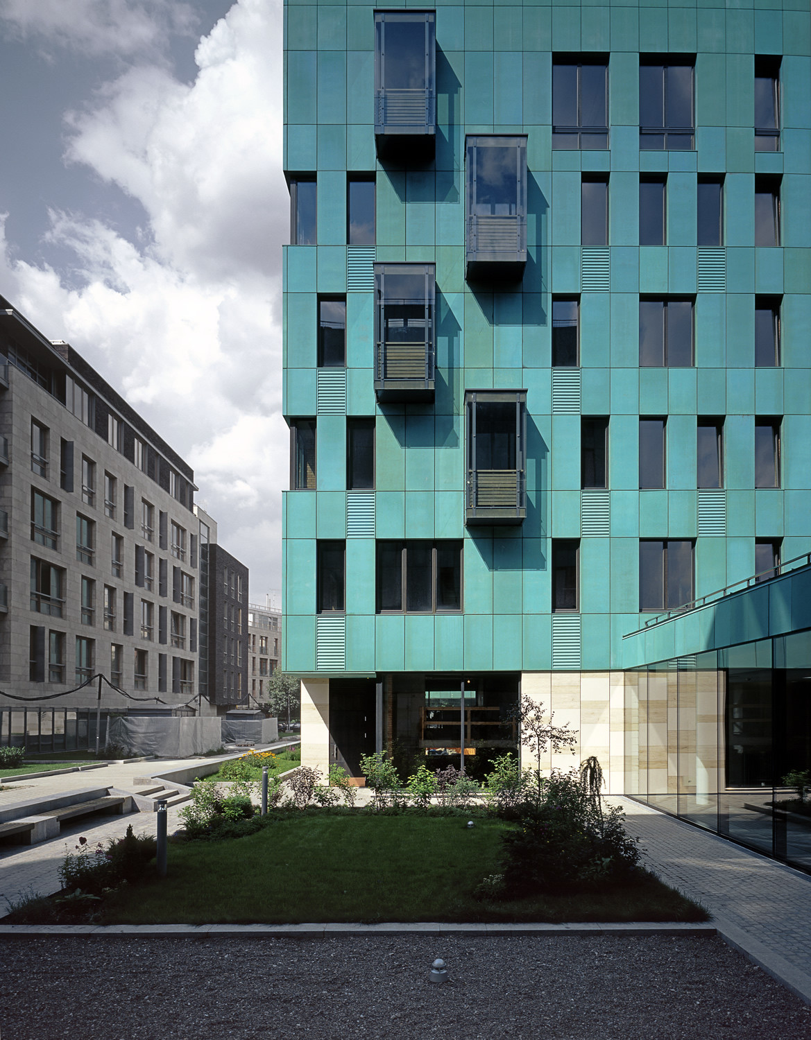 Sergey Skuratov Architects. Жилой комплекс “Cooper house” в&nbsp;Бутиковском пер., д.&nbsp;3, Москва, 2002-2004