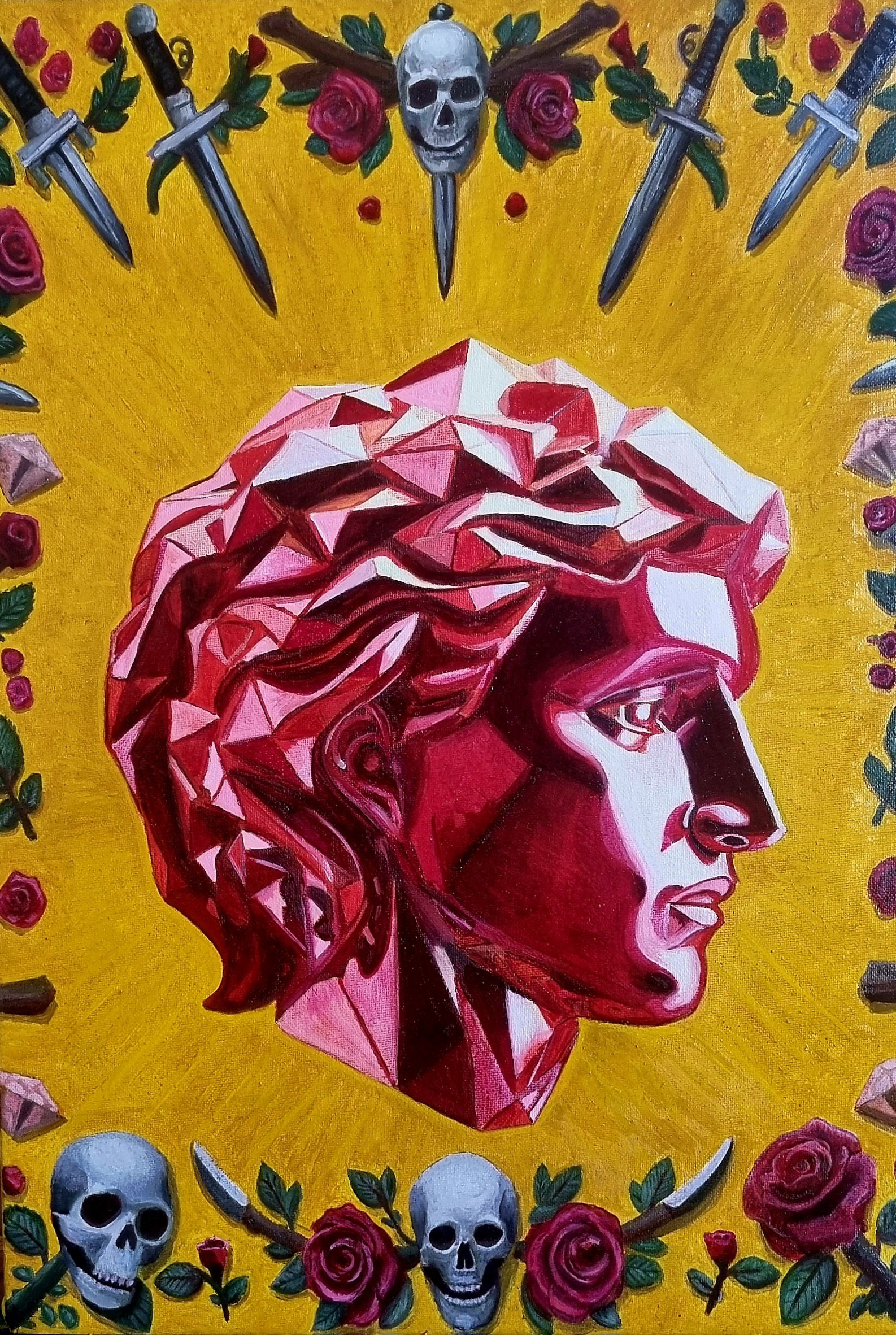 «Яхонт» 40×60, масло, 2025.    