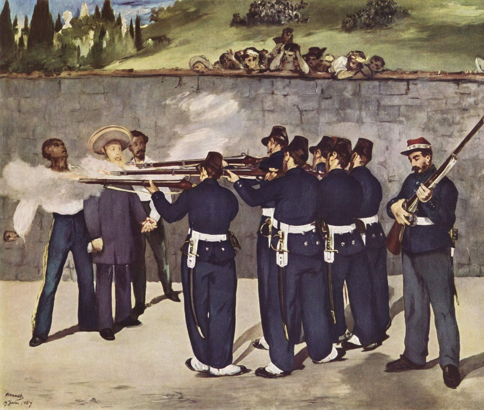 Эдуард Мане. Расстрел императора Максимилиана. 1868