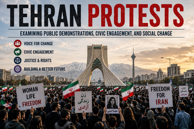 Tehran Protests: Examining Public Demonstrations, Civic Engagement, and Social Change