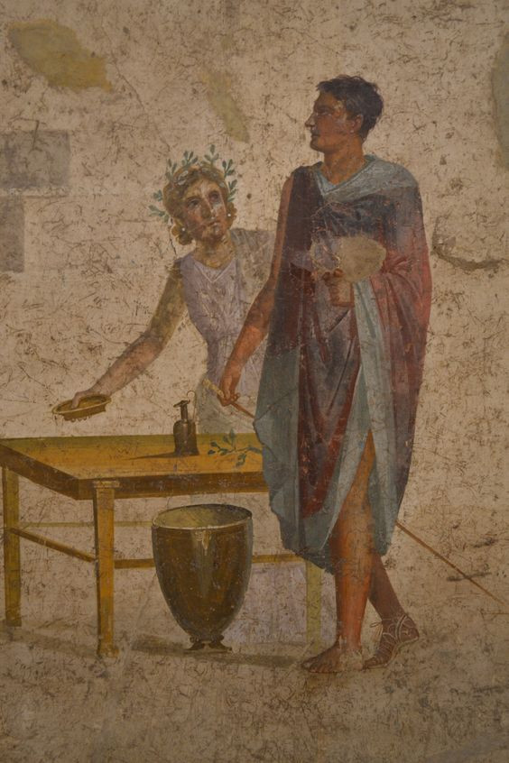Фрагмент фрески, изображающей миф о&nbsp;Ясоне, Помпеи, 1 век до&nbsp;нашей эры