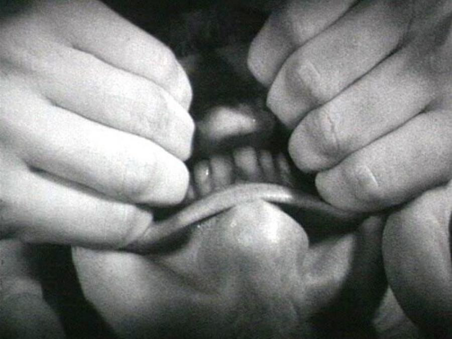 Bruce Nauman. Pulling Mouth (1969)