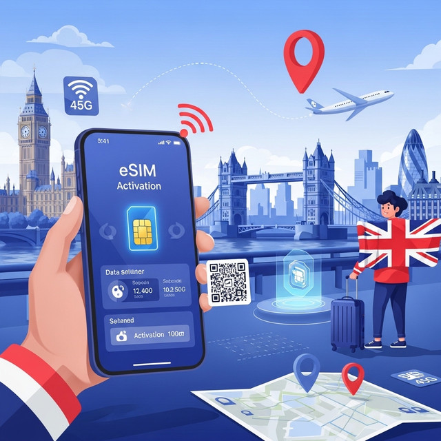 Best eSIM for UK Travel – Fast & Affordable Data 