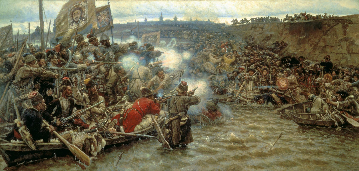 Покорение Сибири Ермаком Тимофеевичем, 1895. Василий Суриков