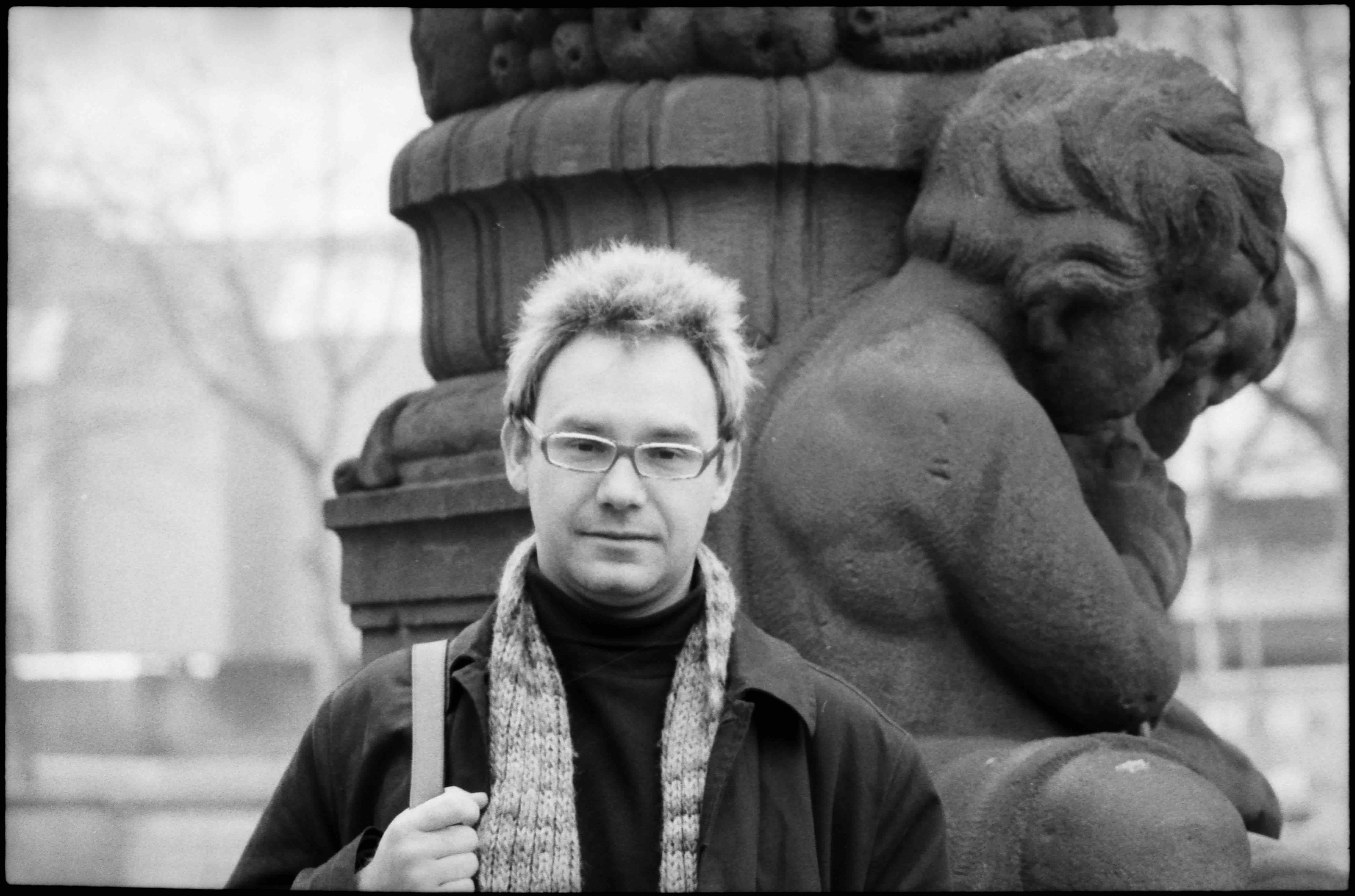 Дмитрий Голынко-Вольфсон. Фото Алексея Парщикова, 2005&nbsp;год, Кельн