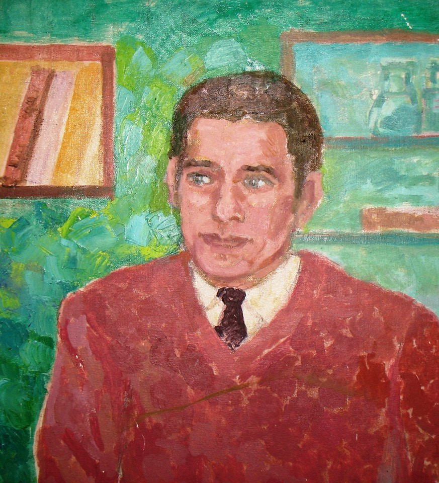 Портрет А. Емельянова кисти Великого Николая Шишина, холст на&nbsp;двп, масло. 