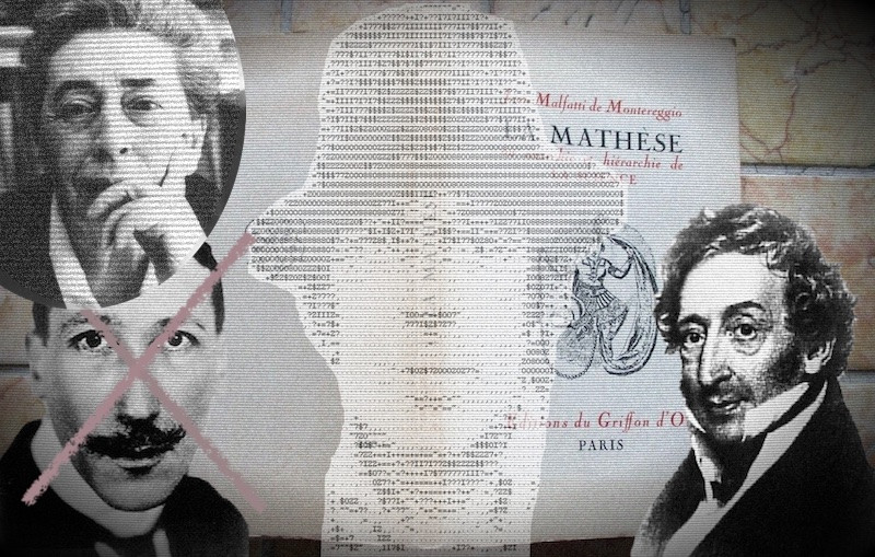 Мари-Мадлен Дави / зачеркнутый Генон / ASCII Делёз / Иоганн (Жан) Мальфатти ди Монтереджио