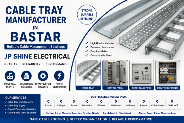 Cable Tray Manufacturer in Bastar – Reliable Cable Management Solutions
