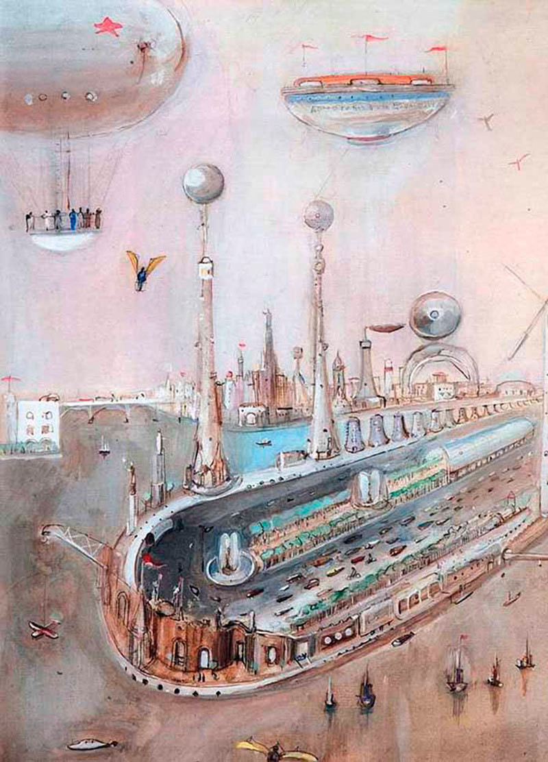 «Город будущего» (1935) Александра Лабаса