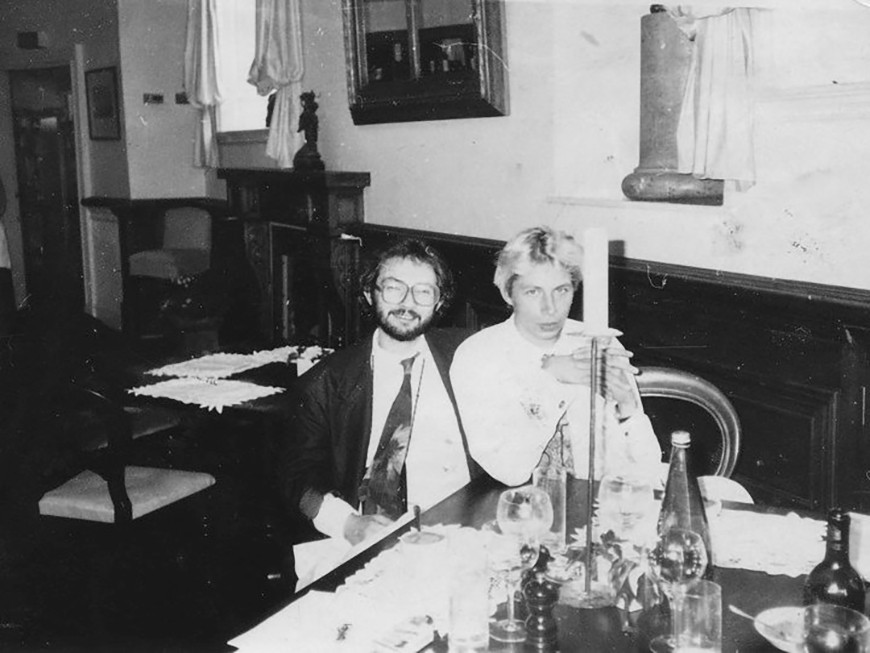 Марат Гельман и&nbsp;Олег Голосий, Москва, 1991. Автор неизвестен