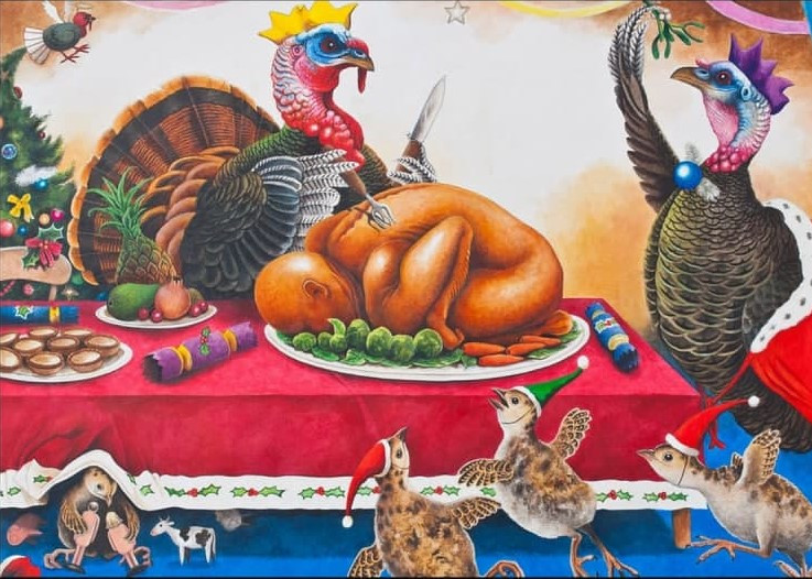 Andrew Tilsley “A Vegetarian at Christmas”