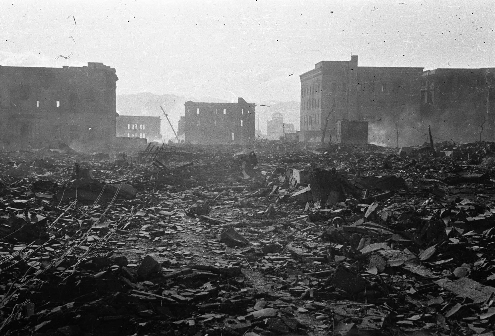 Мицуги Кисида. Хиросима. 500&nbsp;метров от&nbsp;центра взрыва. 7 августа, 1945&nbsp;год. Courtesy: https://tinyurl.com/uzdnkfn