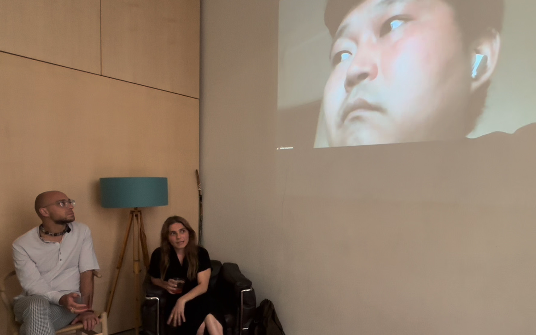 Denis Esakov (de_colonialanguage), Անի Մենուա [Ani Menua] and Dordzhi Dzhaldzhireev in Chto Delat Emergency Project Room, Berlin, 2025 