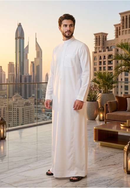 Why Do Many Men Prefer a Thawb Over Western Clothing?