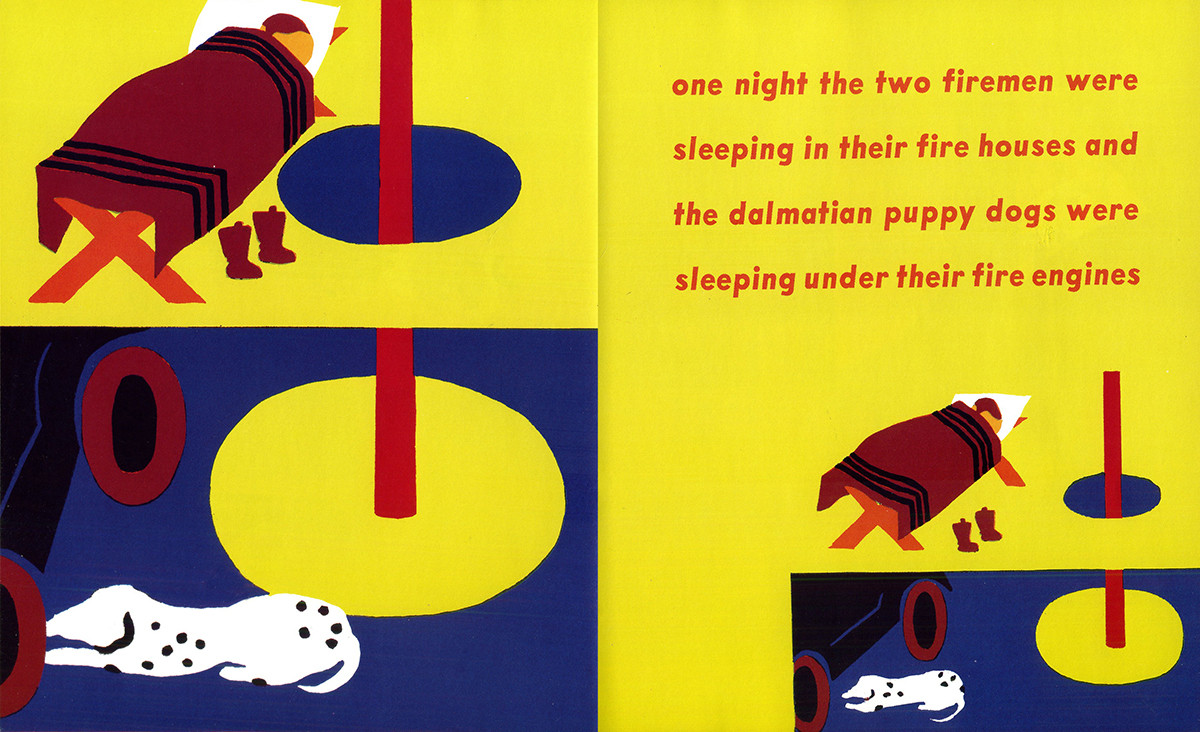 Иллюстрации к&nbsp;книге «Маленький пожарный» (Маргарет Уайз Браун, 1938).
