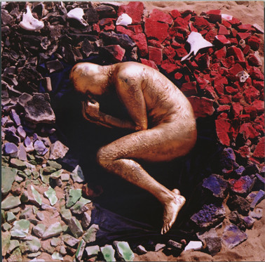 Т. Даими, "Золотой зародыш", перформанс, 2001