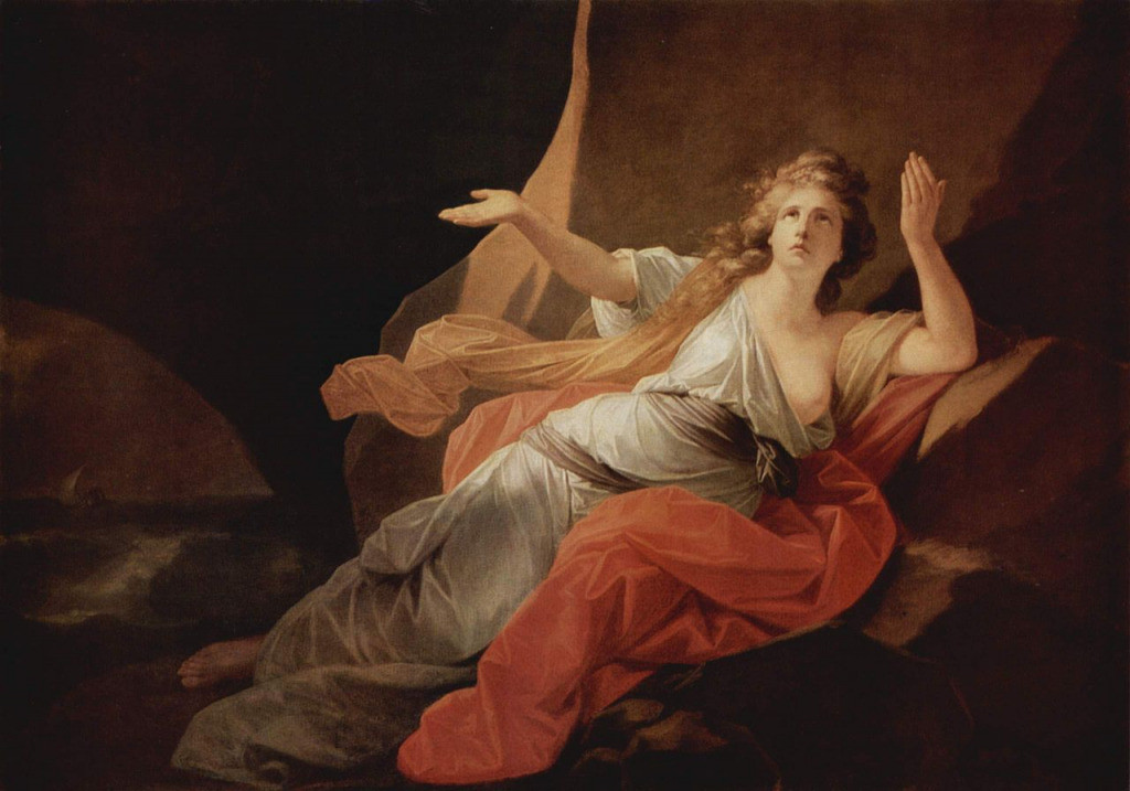 Фюгер, Генрих Фридрих Смерть Дидоны (1792). Холст, масло. 154×220&nbsp;см.&nbsp;Государственный Эрмитаж