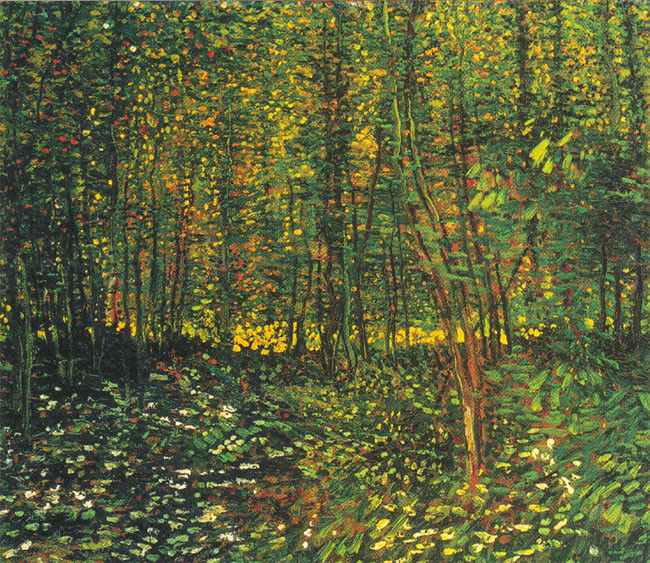 Винсент Ван Гог. «Лес и&nbsp;подлесок». 1887. Van Gogh Museum, Amsterdam
