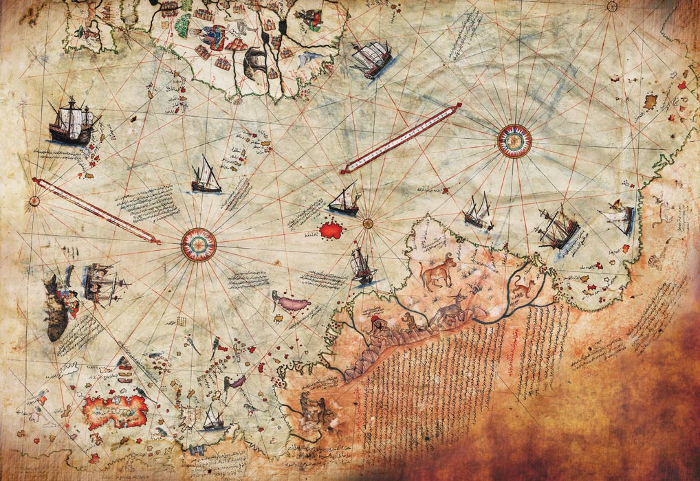Карта Пири Рейса ибн Хаджи Мехмеда