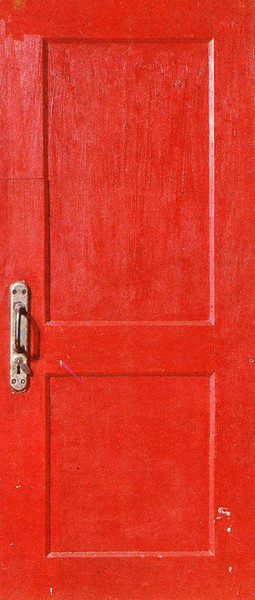 Михаил Рогинский, Дверь, 1965&nbsp;г., масло на&nbsp;дереве, дверная ручка, 160×70 х 10&nbsp;см.