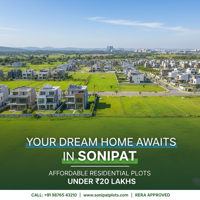 Spacious Residential Plots Near Kundli for Villa Projects