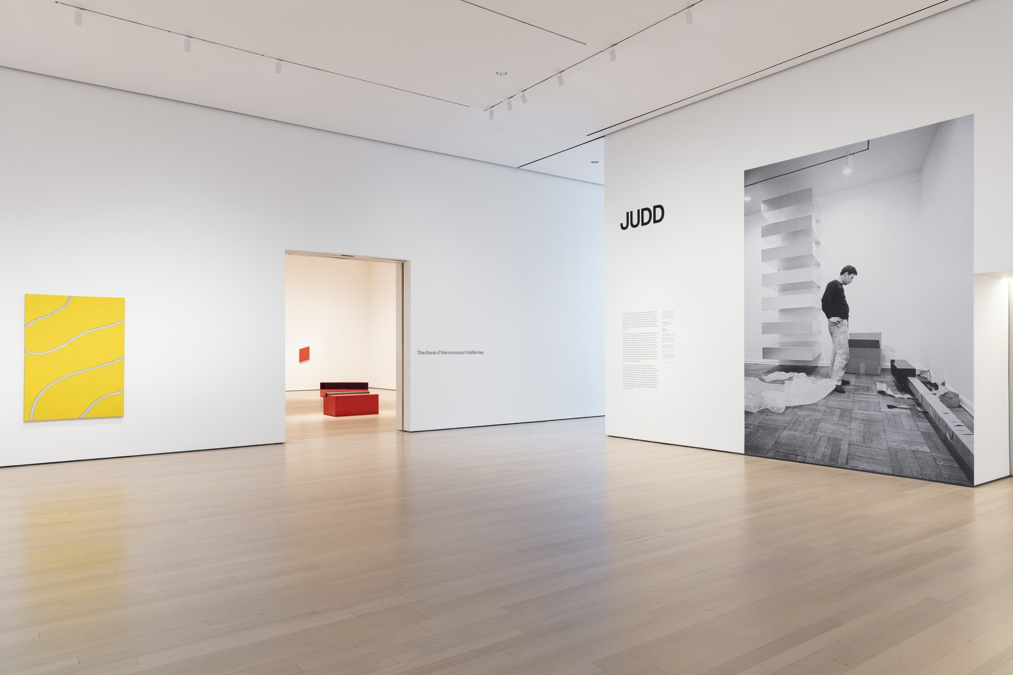 Installation view of the exhibition Judd (March 1st, 2020&nbsp;— July 11th, 2020) | MoMA