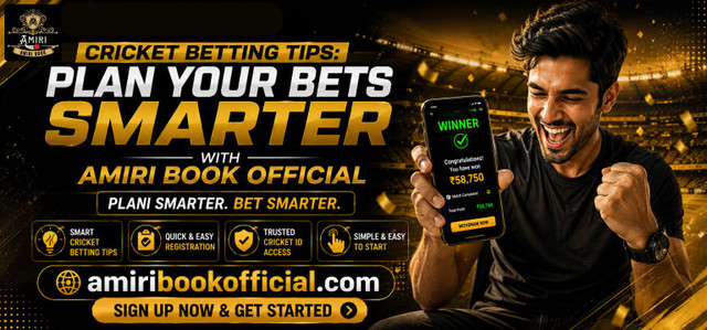 Cricket Betting Tips: Plan Your Bets Smarter with Amiri Book Official