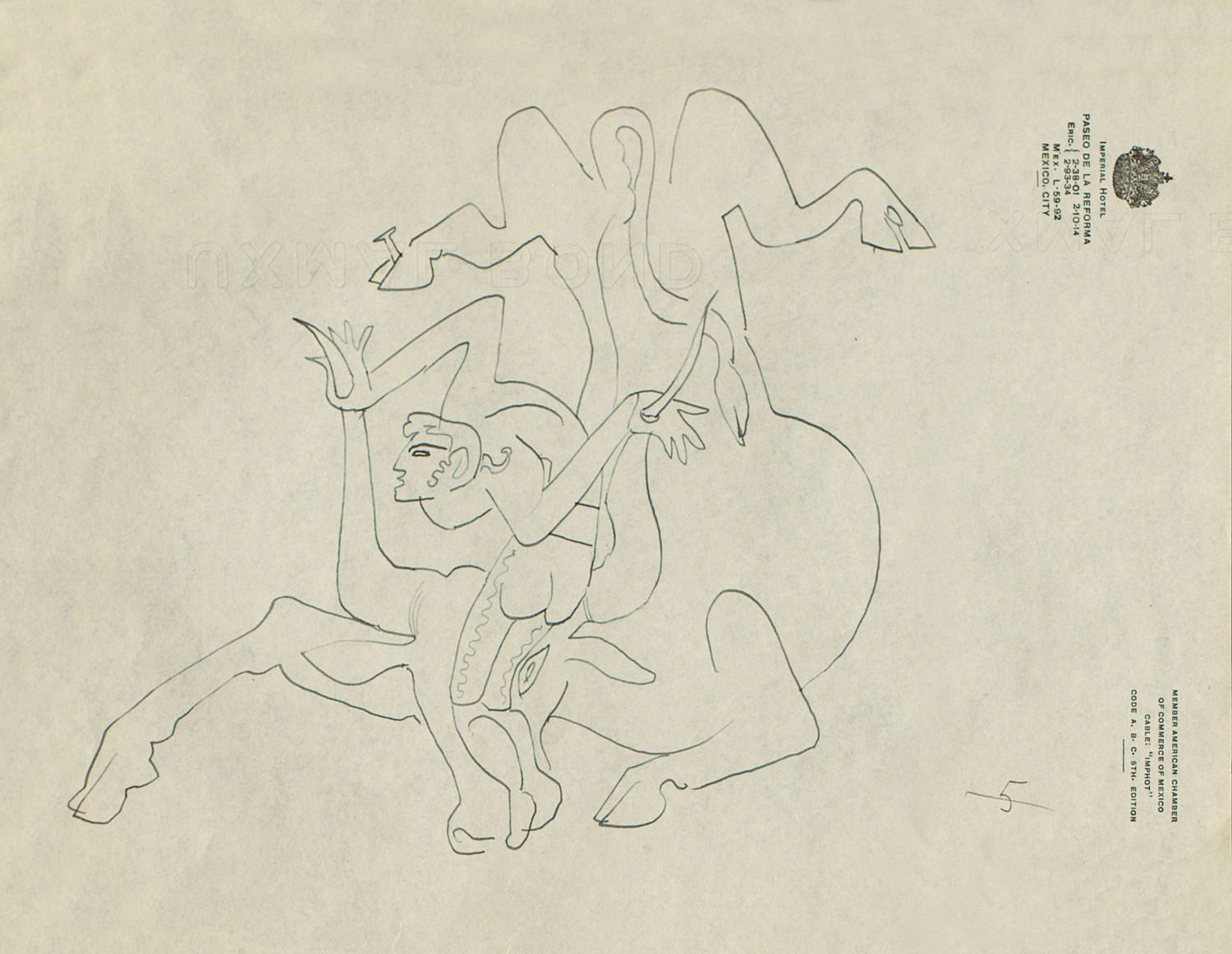 Коррида как&nbsp;распятие. Мексика, 1931&nbsp;год. Изображение предоставлено РГАЛИ