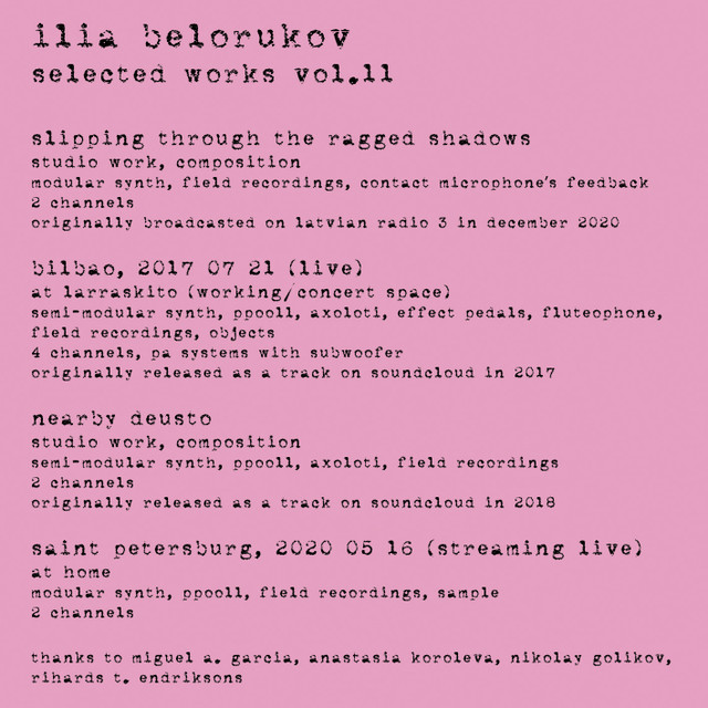 Ilia Belorukov | Selected Works vol.11