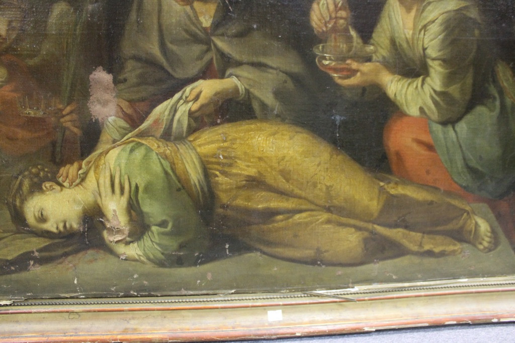 Фрагмент картины Франческо Ванни «Мученичество Цецилии» с&nbsp;изображением святой БСИИ ASG, инв. № 04-1512