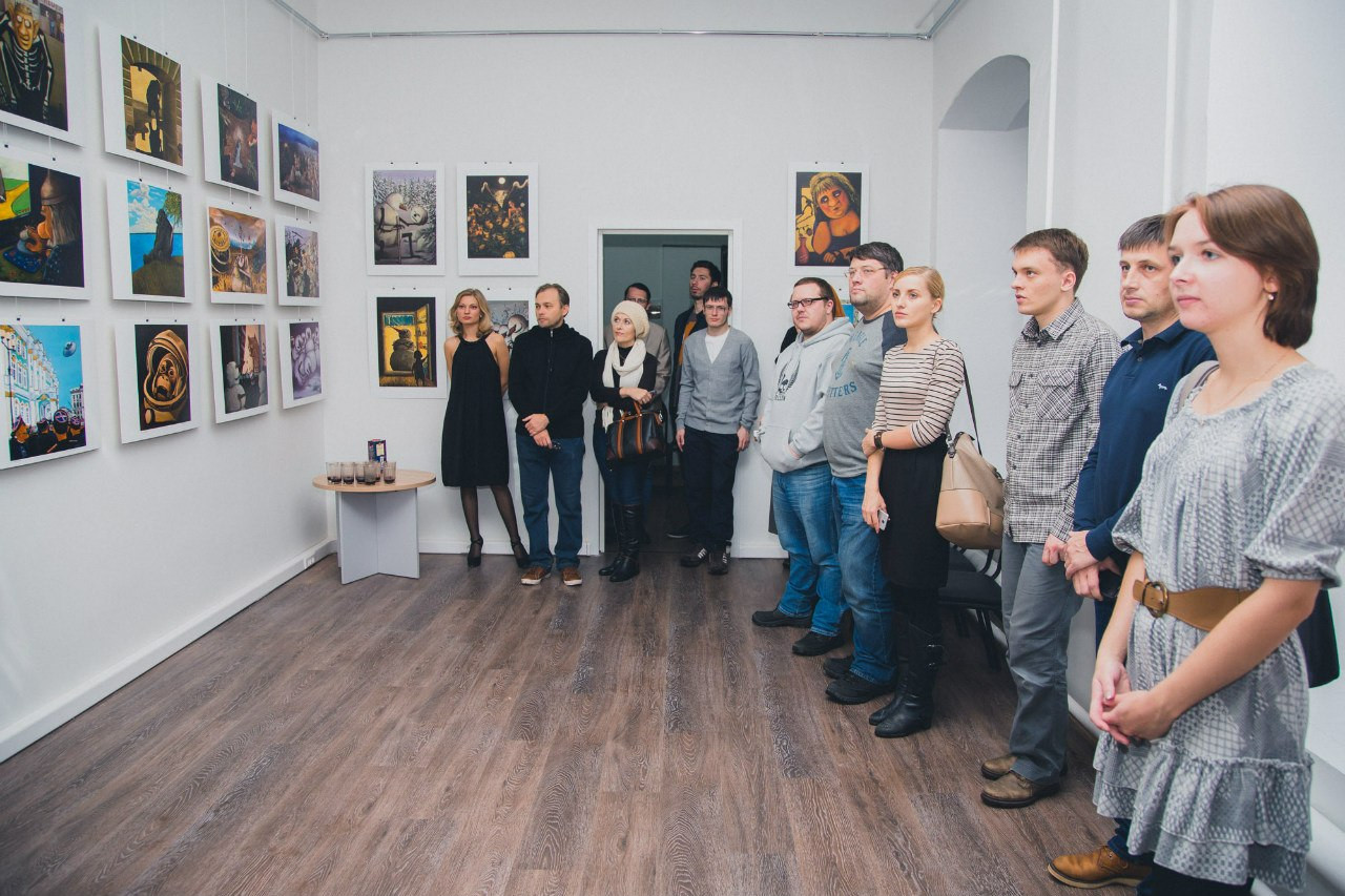 Открытие выставки Николая Копейкина «Война миров»